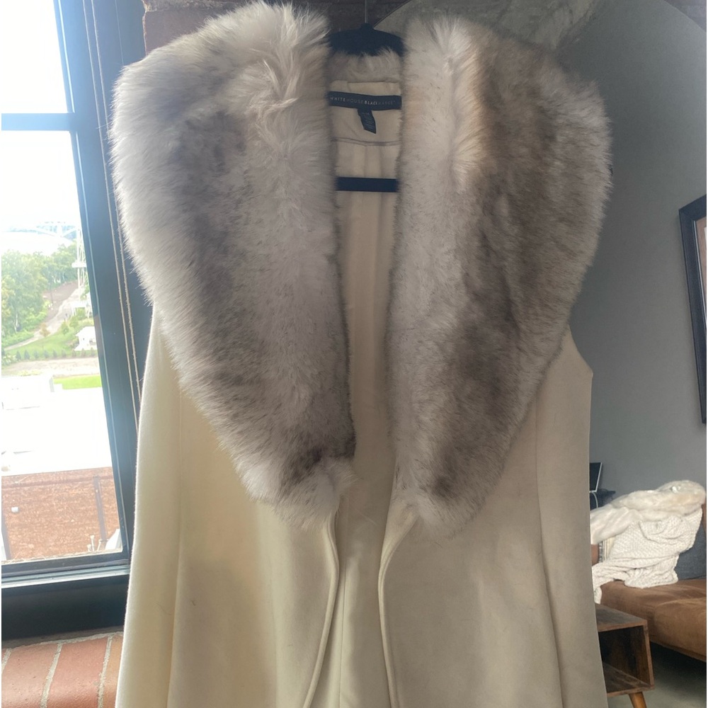 Faux Fur Cream Vest